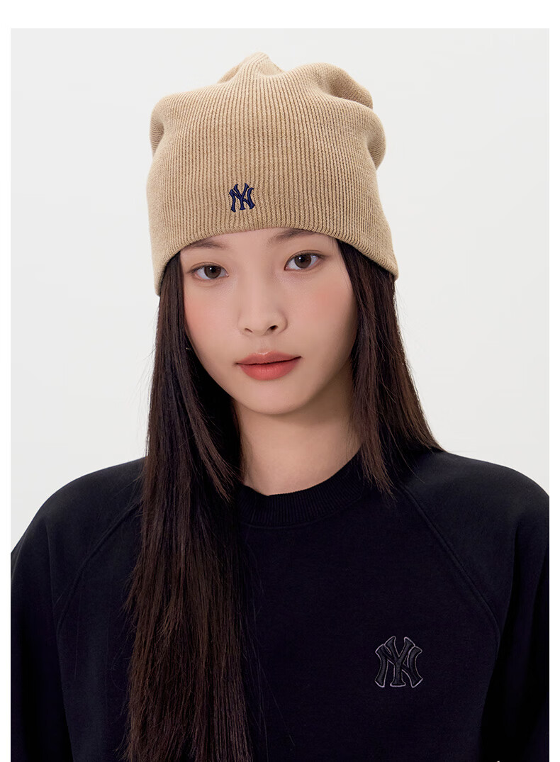 MLB Unisex Knit Beanie Hat 25 Autumn Winter New Woolen Comfortable Cap 3ABNB0456-43CRS-F 10