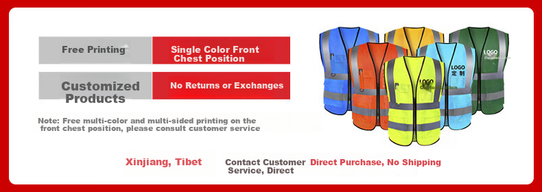 Boyou Reflective Vest, High-Visibility Multi-Pocket Construction Work Vest, Safety Emergency Rescue Warning Vest, One Size Fits All 15