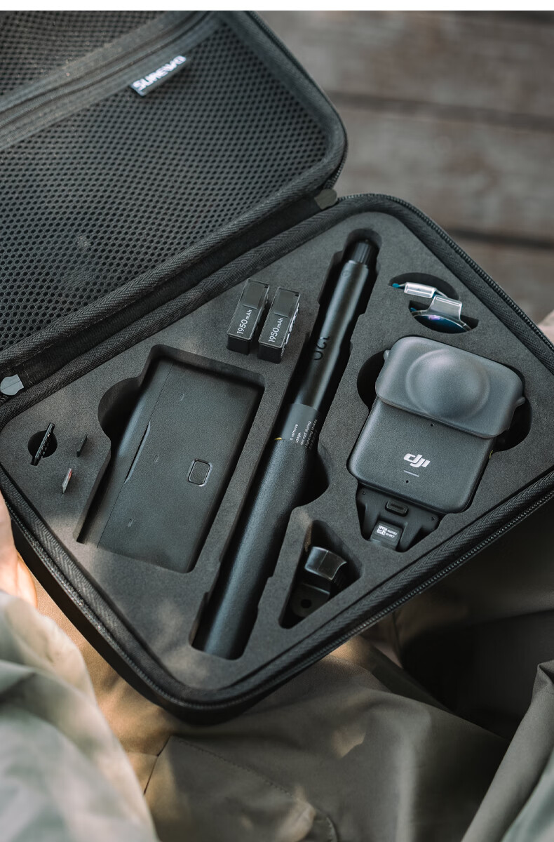 SUREWO Waterproof Carrying Case for DJI Osmo 360, Shockproof Anti-Shock Handbag, Panoramic Sports Camera Protective Hard Shell, Splash-Resistant Portable Accessory Case 1