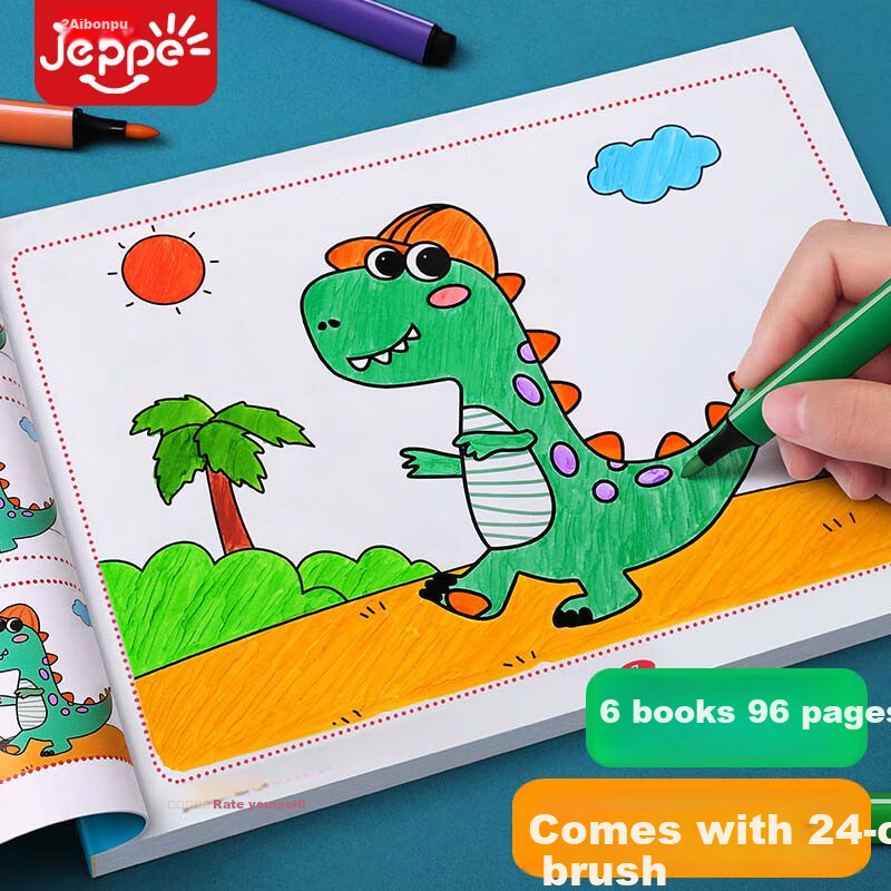 JEPPE Children's Coloring Book, Drawing Book, Painting And Coloring Book, Baby Coloring And Doodling Book, Birthday Gift for Elementary School Students