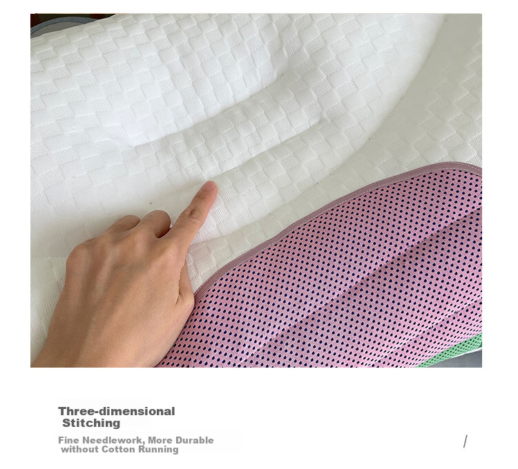 I-WILL Buckwheat Pillow for Student Dormitory Or Home Use, All-Cotton Composite Neck Support Low Pillow, Single Pack, 48*74cm 10