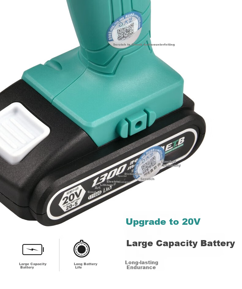 Dayi Handheld Electric Drill, 20V Rechargeable Electric Drill, Electric Screwdriver Tool Set, T28 Lithium Battery Handheld Drill, Sold by JD 5