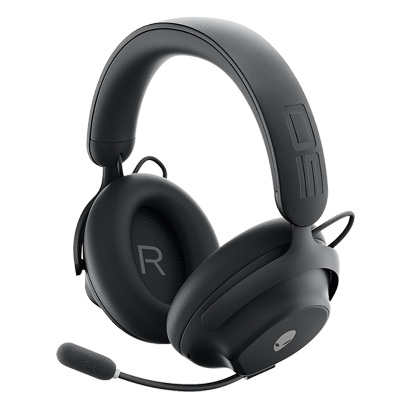 Alienware PRO Gaming E-Sports Headset Compatible with Triangular Action Graphene Driver Three-Mode Connection for Wired And Wireless Bluetooth Headphones, Black