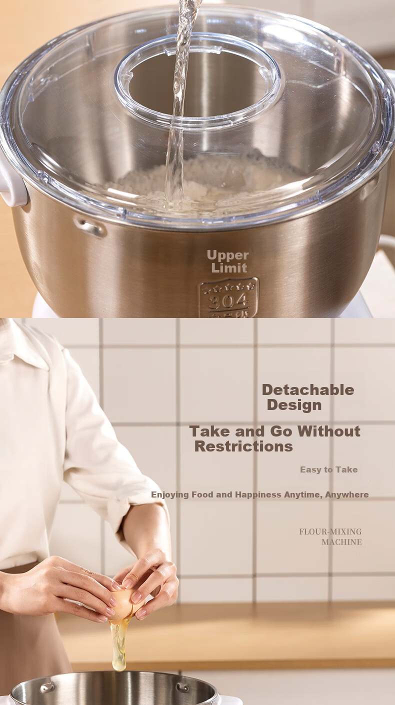 Royalstar Home Automatic Dough Mixer, Kneading Machine, Small Timerless Unattended Dough Mixer, Fermentation All-In Machine, Smart Bread Flour, 7 Liters, RM200H 14