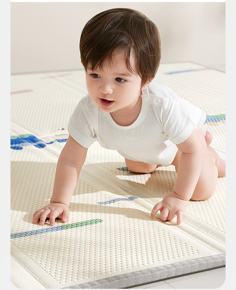 Babycare Antibacterial XPE Foldable Crawling Mat Baby Play Mat Infant Toddler Floor Mat - Hyde Park 150*180*2cm 5