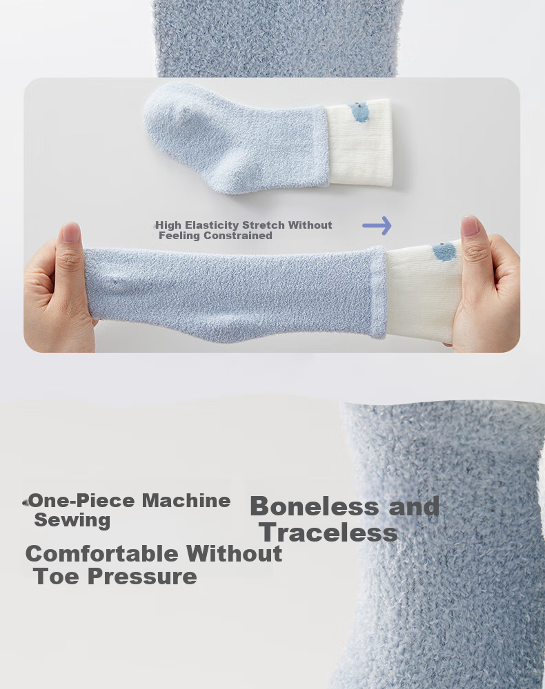 Shiyuejiejing Baby Socks, Autumn And Winter Warm, Mid-Calf Length for Boys And Girls, Breathable Newborn Children's Socks 10