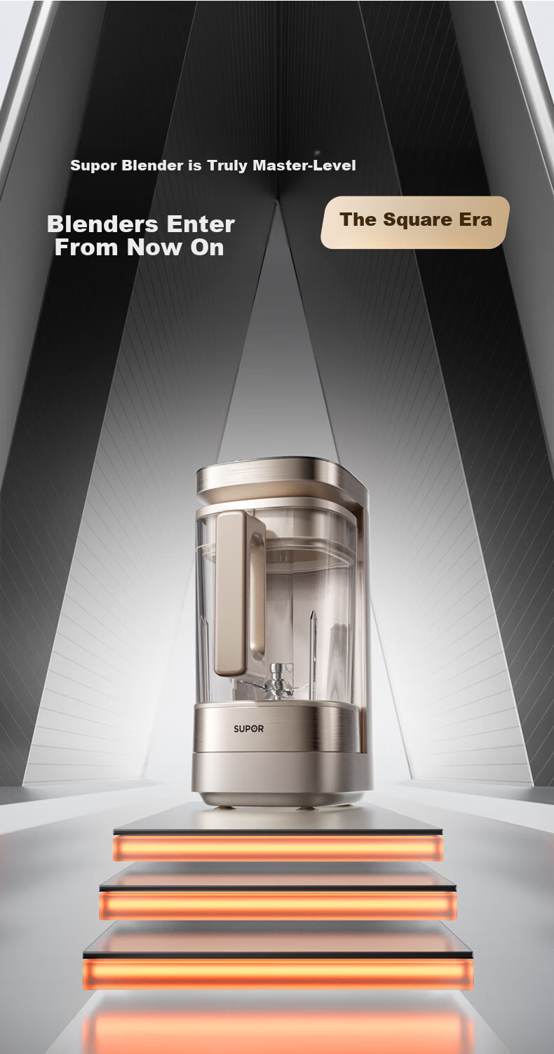 SUPOR New Model 0 Coating Small Cube Silent Blender Flagship Edition, Home Automatic Multifunctional Baby Food Processor, 1.75L Variable Frequency Quiet Juicer Soy Milk Maker SP925R 40
