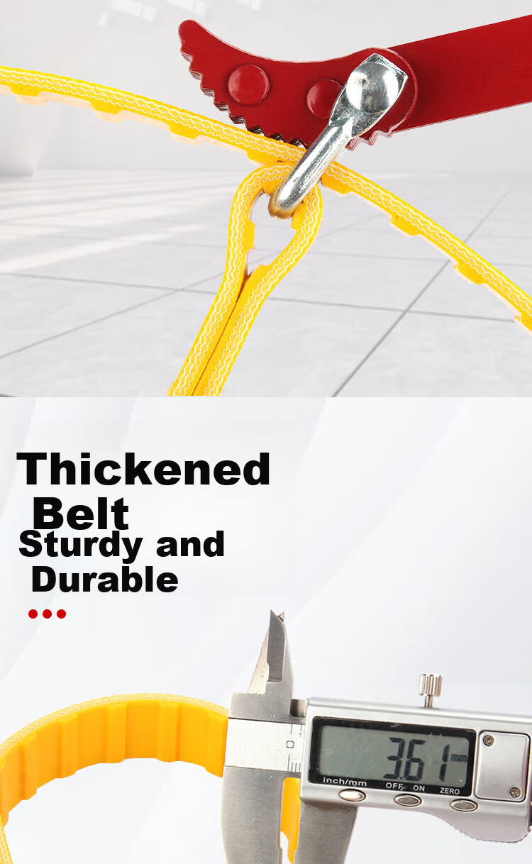 Honggong Oil Filter Wrench Universal Chain Belt Wrench Oil Change Tool Disassembly Wrench Household Tool 10