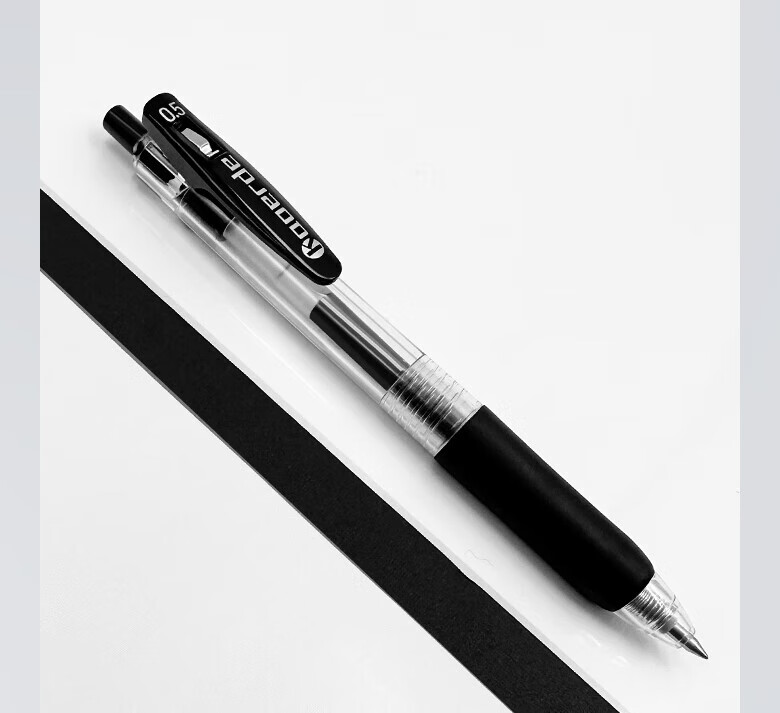 Kaoerde Brand Signature Pen 0.5mm Student Gel Pen Business Office Meeting Pen [8834] Black / [12pcs] 9