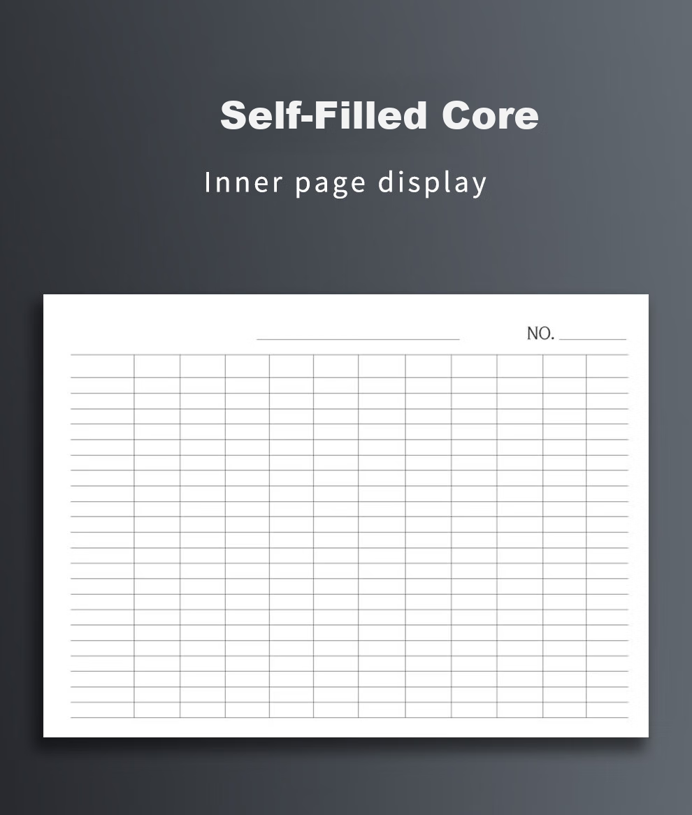 Jiaranheng 3-Pack A4 Multi-Purpose Blank Notebook, Self-Filling General Ledger, Inventory Check-In Sign-In Warehouse Inbound And Outbound Record Book, Sales And Purchase Detail Registration Notebook 3