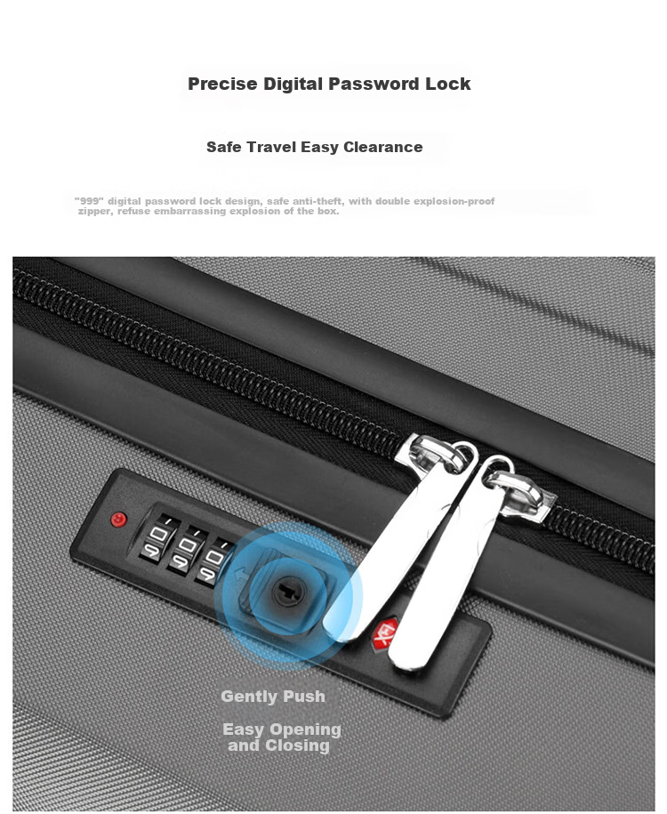 JEVI Large Capacity Suitcase for Men And Women, 20-Inch Carry-On Luggage, Durable Lightweight Trolley Case with Password Lock for Students And Travel 12