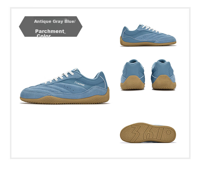 361° Sports Flat Shoes 2 Spring Summer Miu Series Women's Thin Sole T-Strap Derby Casual Sneakers 682626710F-5 23