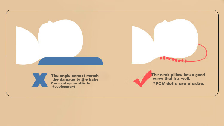Aibaoshi Baby Cloud Pillow, Infant Pillow, 10-Layer Pure Cotton Gauze Pillowcase, Newborn Flat Pillow, Anti-Colic Blanket, Rocking Horse S203 6