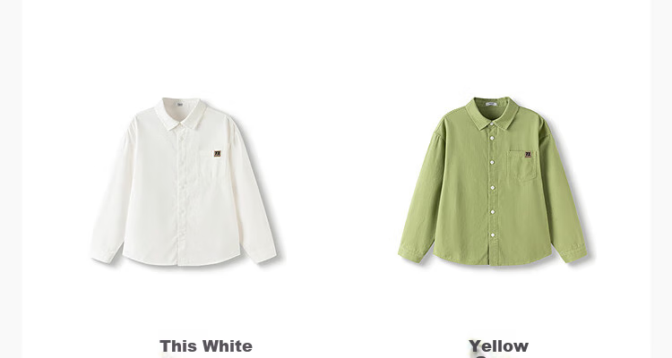 BALABALA Children's Long-Sleeve Shirt, Parent-Child Outfit, Autumn 2025, All-Cotton Brushed Fabric, Loose-Fitting, Skin-Friendly, 208325102202 14