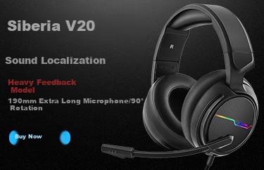 XIBERIA T20 Over-Ear Gaming Headset, Professional E-Sports Headphones for PUBG, Cyberpunk-Style Gaming Headset with Microphone for PC 2