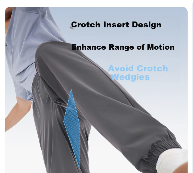 JD Original Quick-Dry Sports Pants, Breathable Running Casual Pants, Loose-Fitting Joggers, Autumn Men's Style, Belgian Blue, 2XL 13
