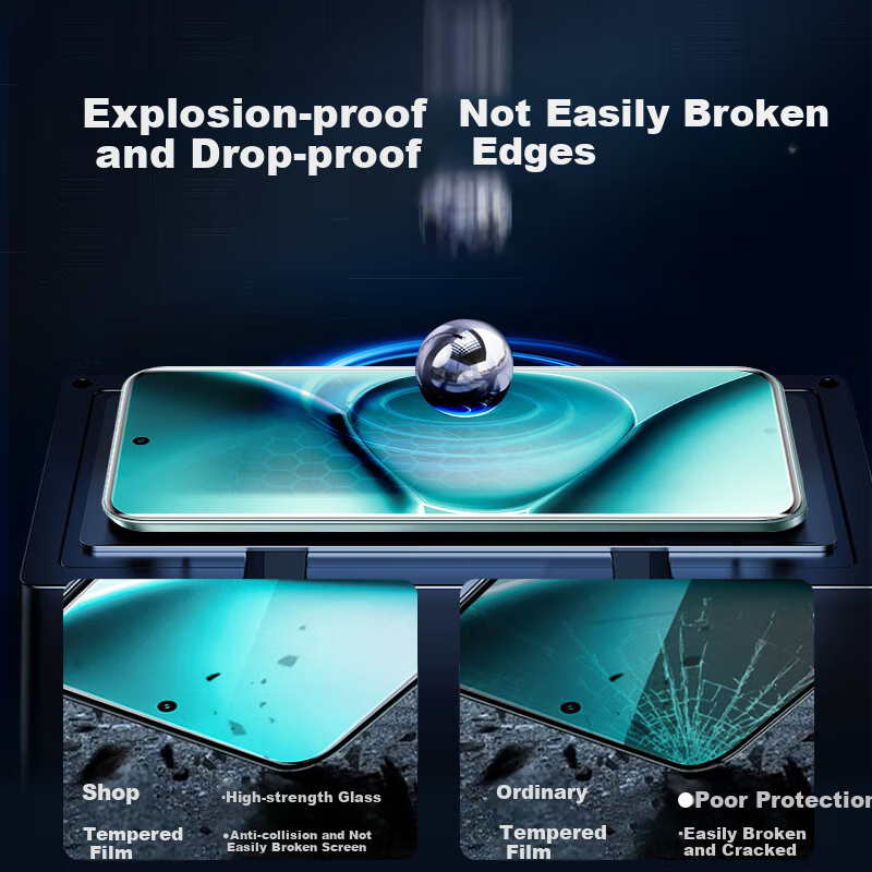 KOOLIFE Tempered Glass Screen Protector for Xiaomi Redmi Note15 Pro+, Ultra-Thin HD Curved Glass Protective Film for Xiaomi Redmi Note15 Pro+, Shatterproof Anti-Fingerprint Protective Film