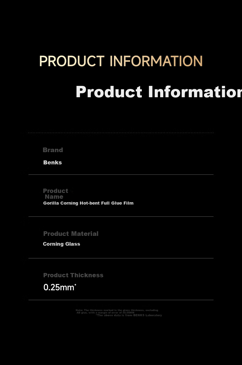 Benks (Benks) [3D Hot Bending] Corning Tempered Glass Screen Protector for Huawei Mate70 Pro/Pro+, Mate70Pro/RS Phone Film, High-Definition Curved Full-Adhesive Extraordinary Master Protective Film 20