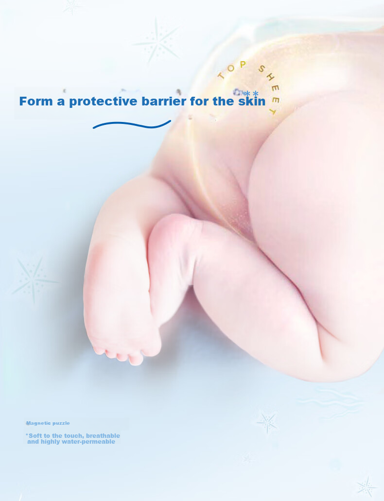 Baoyingmei Space Bear Pull-Up Diapers XXXXL 32 Pieces [38-42 Jin] Ultra-Thin Dry Baby Diapers Breathable Nappy Pants 5