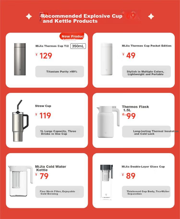 Mijia Insulated Bottle 316 Stainless Steel Water Cup Large Capacity Portable Tea Cup 350ml Flowing Purple 1