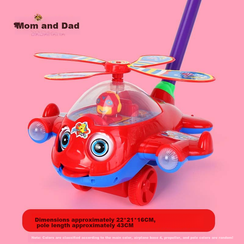 Babamama Push Plane Toy, 1-2 Baby Walker, Toddler Walking Toy, Children's Toy for Boys And Girls, New Year Gift