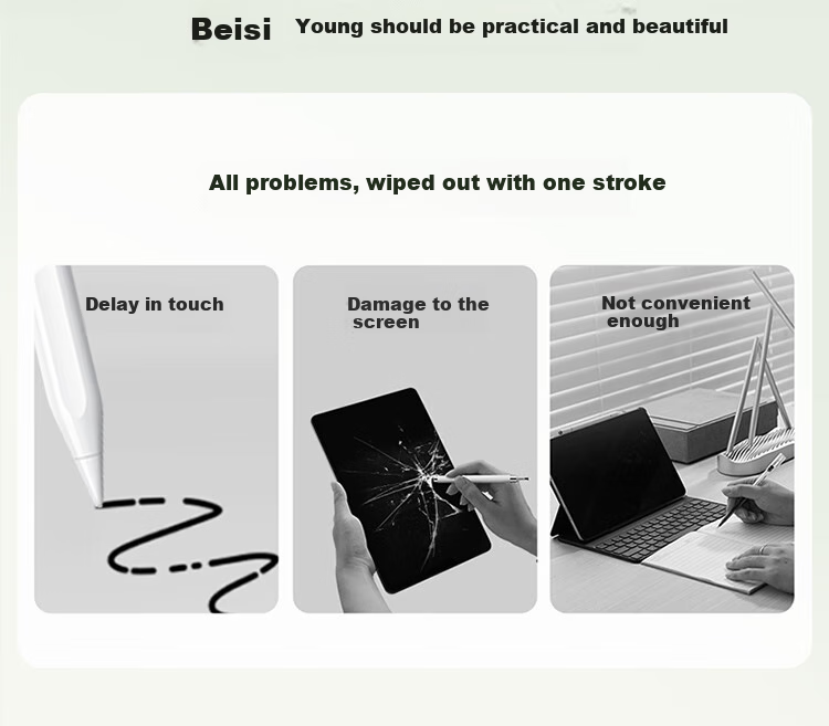 Baseus Capacitive Stylus Touch Pen Screen Pen Tablet Pen [Compatible with Phones And Tablets], Suitable for Huawei, Xiaomi, Honor, Samsung, Writing Pen for Matepad11.5s/air12 3