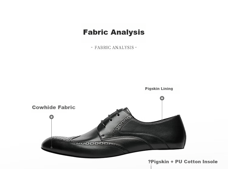Goldlion Men's Shoes, Urban Formal Wear, Distinctive Carved Leather Shoes, Durable And Comfortable Brogue Shoes, 59621018401A, Black, Size 41 9