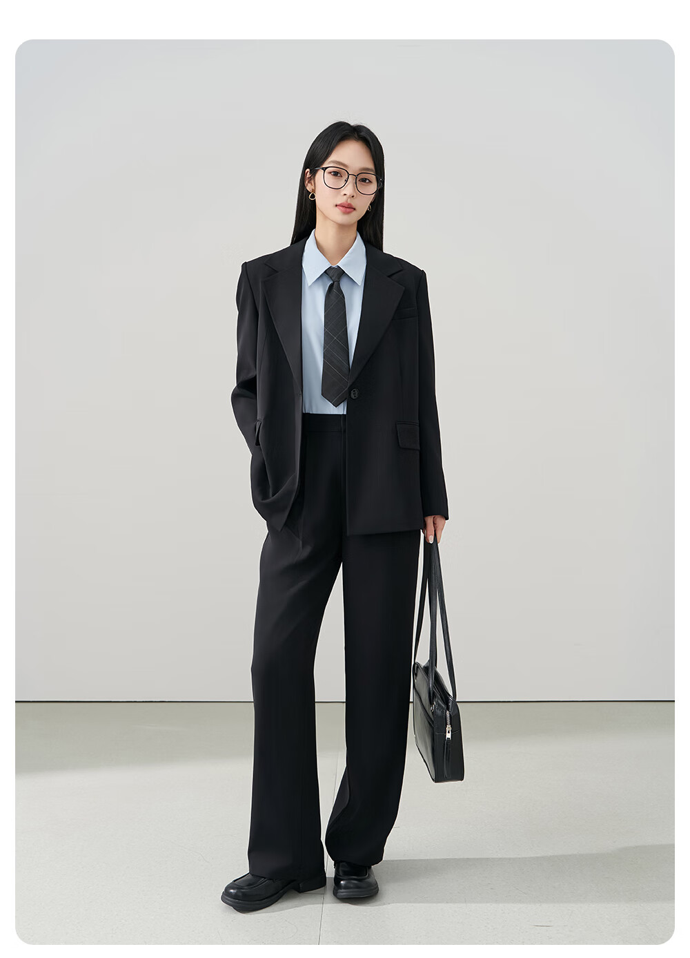 Miss Bird Women's Suit Set Professional High-End Interview Formal Workwear Blazer 3