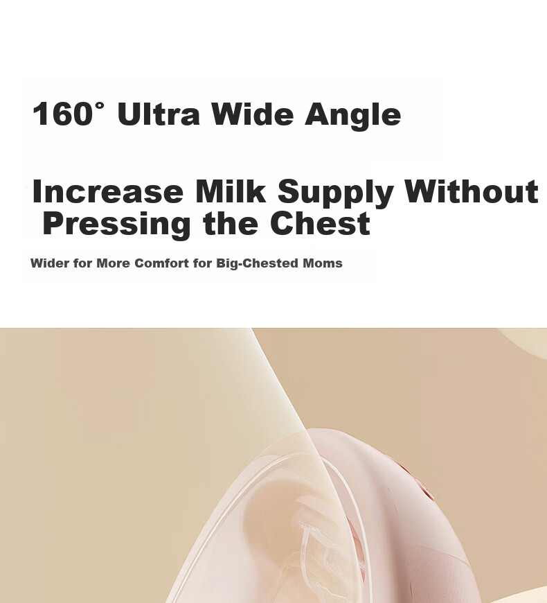 Xenbea Hands-Free Breast Pump, Electric Wearable Portable Fully Automatic Painless Massage Milk Collector Squeezer 8791 21