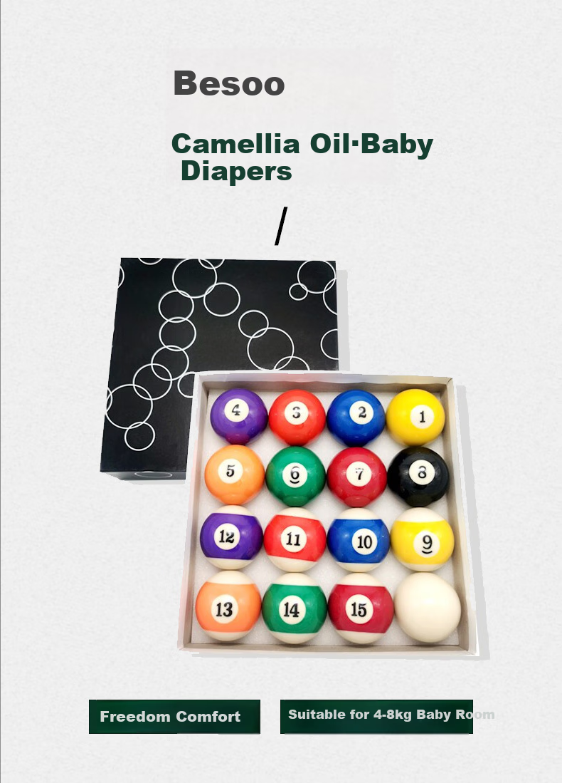SADONLI High-Quality Billiard Balls, 57mm Pool Balls, Trick Nine-Ball, Black Eight, Crystal Balls, Resin Balls, Mother Ball, Crisp Sound Pool Balls 3