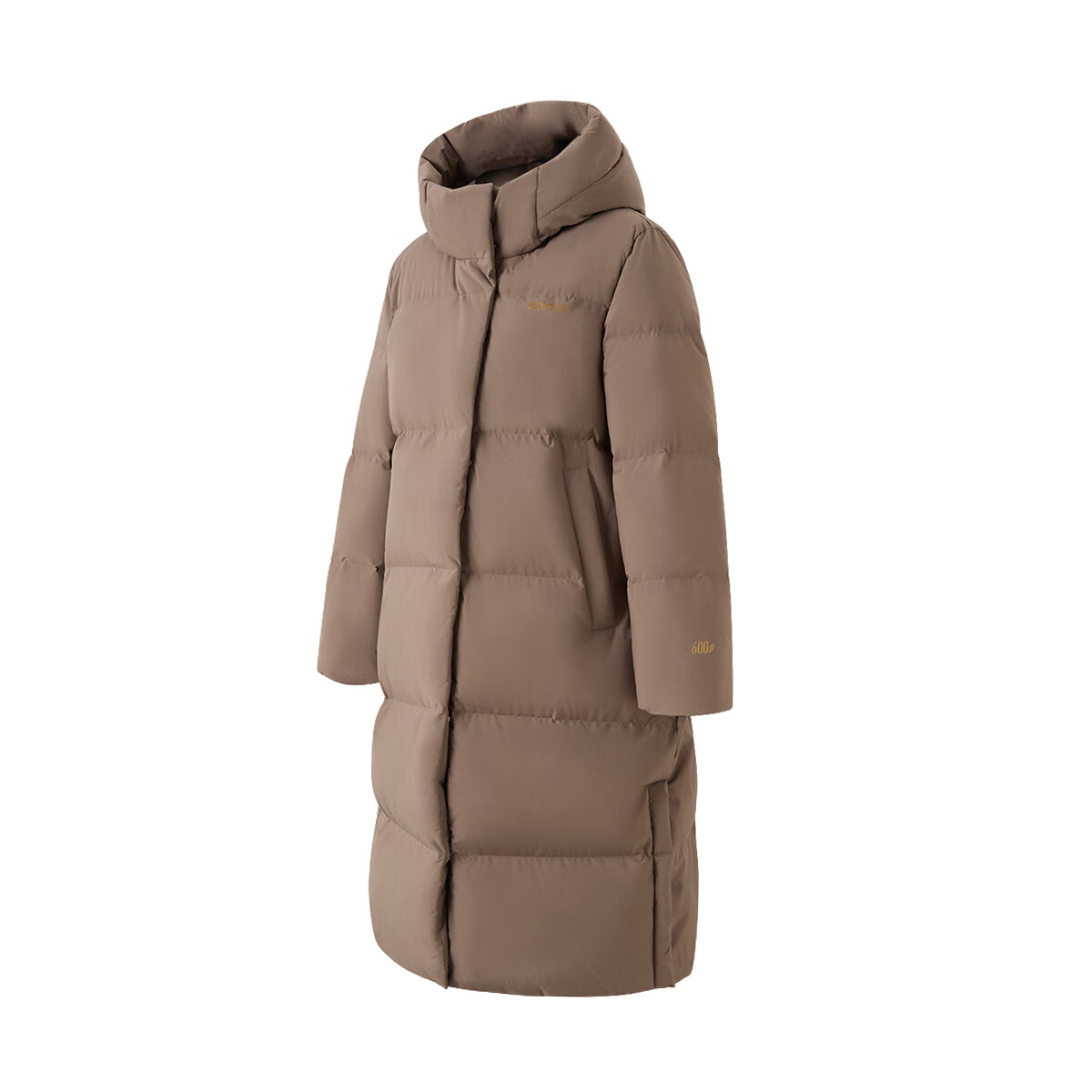 Adidas Women's Long Hooded Down Jacket Winter Fashion Trendy Sports Comfortable Warm Coat Shadow Brown L 9