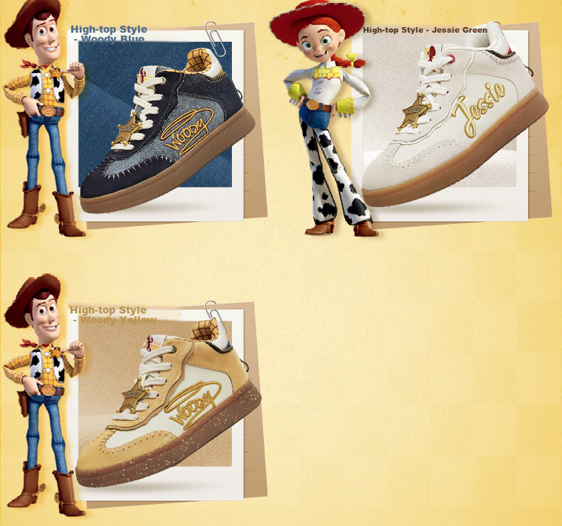 Tianmeiyi Hou Minghao Recommended Toy Story Collaboration Handmade De Xun Strawberry Bear Pink Unisex Sports Sneakers 7
