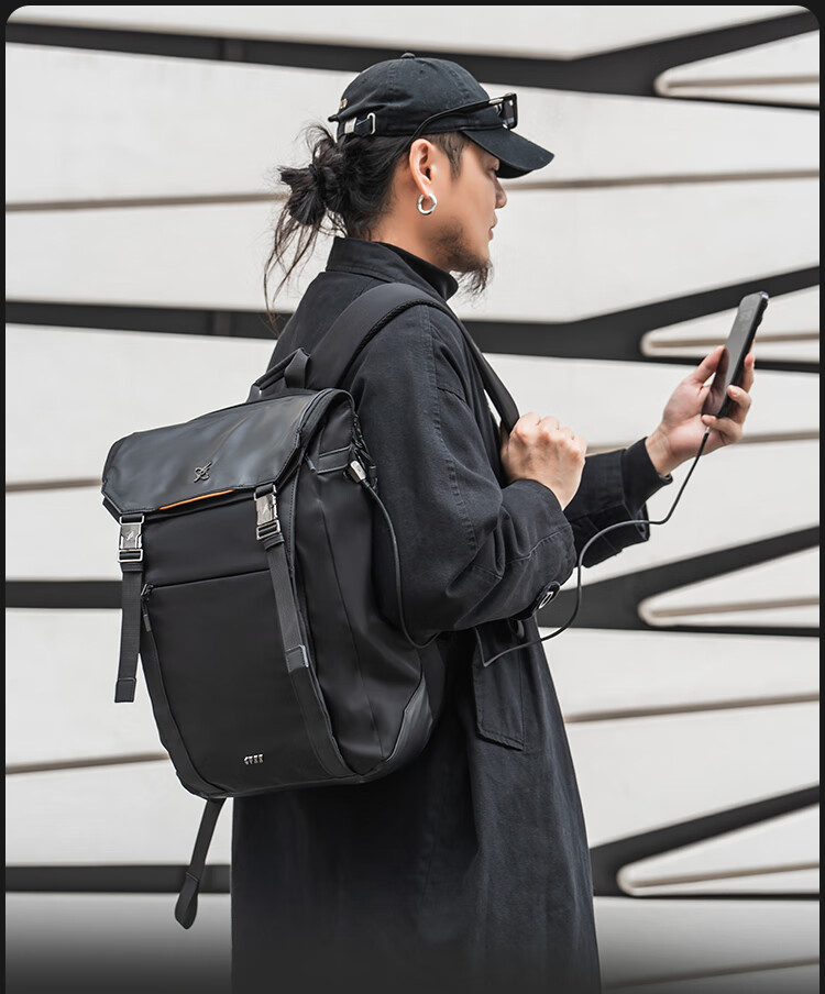 GYXX Lingyun 2 Men's Business Large Capacity Backpack Commuter Laptop Bag Lightweight Stylish 5
