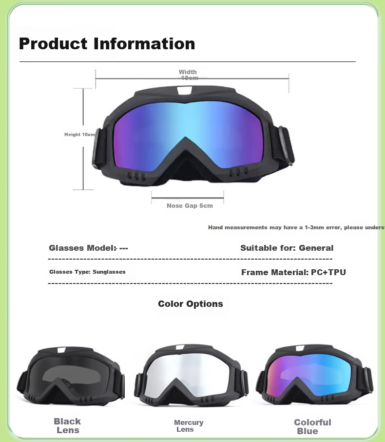 Baixiaoshe Nearsighted Ski Goggles, Black Frame with Gray Lenses, Snow Protection Outdoor Windproof Goggles for Men And Women, Single And Double Board Protective Eyewear 1