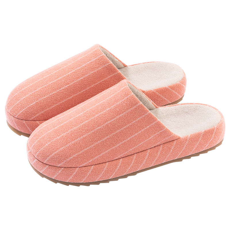 TZLDN Beef Tendon Sole Cotton Slippers Women 2025 Autumn Winter Indoor Non-Slip Warm High-End Couple Cotton Shoes Female