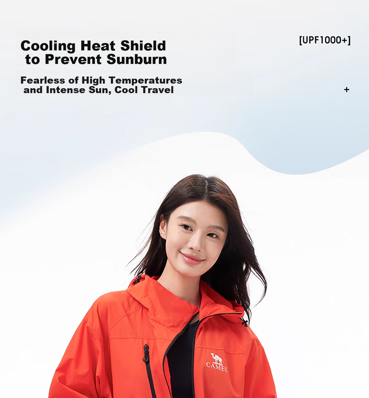 CAMEL Mukguang Outdoor Original Yarn Sun Protection Jacket Unisex 2025 Summer UV Protection Lightweight Breathable Coat L 1