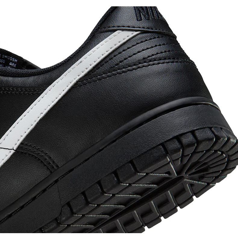 NIKE Men's Casual Skateboarding Shoes, DUNK Sneakers, IO7606-010, Black, Size 42.5 3