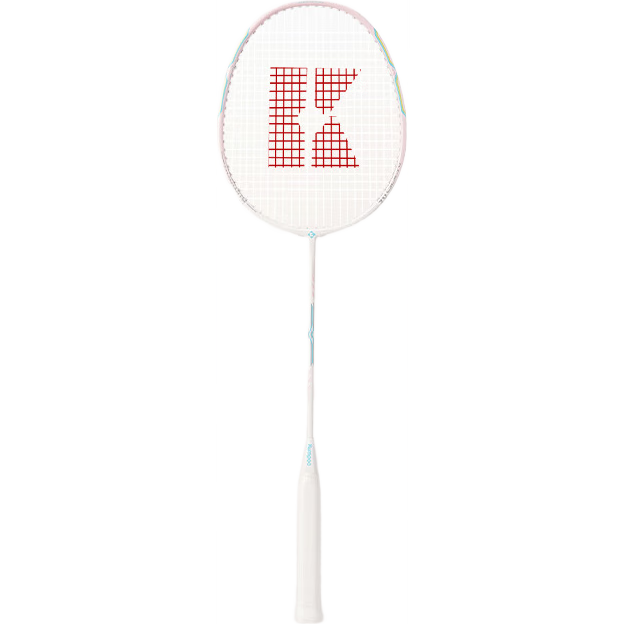 KUMPOO Carbon Composite All-Round Training Racket for Beginners, Durable And Long-Lasting Stringed Paddle AOBO06, Lilac Purple