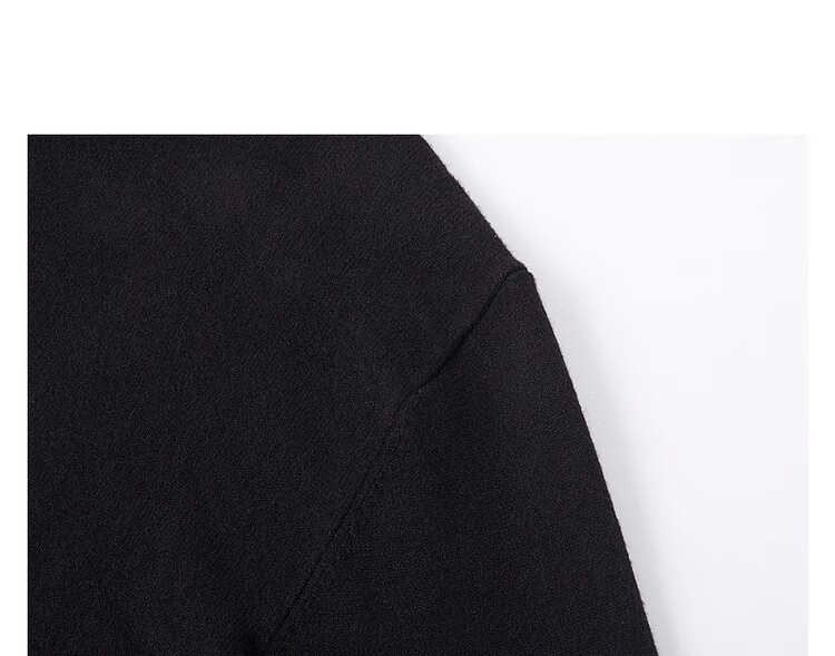 Earl Zuoer [Lycra Tencel Wool] Early Winter 25 Crew Neck Pullover Knit Base Shirt Men's Solid Loose Sweater 49