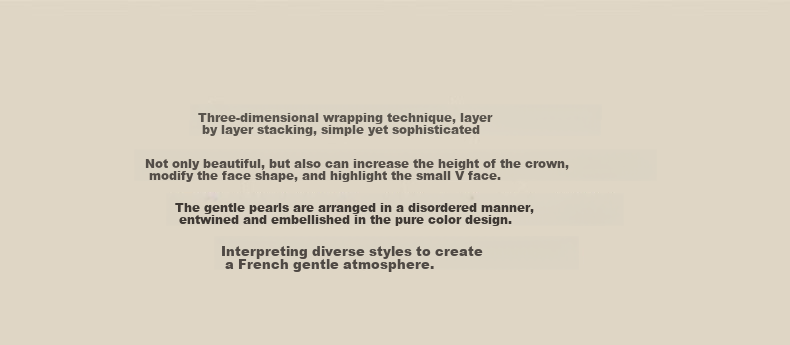 ELLE Headband for Women, French-Style Fashionable Versatile Wide-Brimmed Hair Band with Pearl, Gift for Girlfriend on Mid-Autumn Festival 3