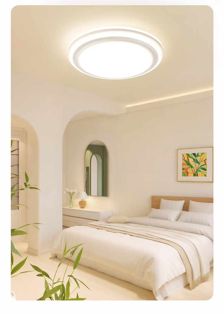 NVC Offline Voice Full-Spectrum Ceiling Light Living Room Main Light Eye Protection Bedroom Lamp with Installation Included 17