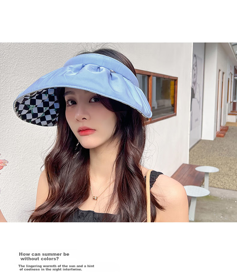 XUEXIMAN Sun Hat for Women, Visor Cap for Travel, Face-Covering Versatile Sunhat, Beach Shell UV Protection Hat for Wome 6