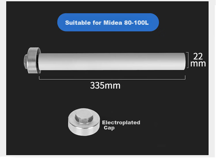 Keruier Midea Electric Water Heater Magnesium Rod Wrench, L-Shaped Socket Wrench, Midea Magnesium Rod Dedicated Removal Wrench, Multi-Functional Double-Headed Bent Head Hexagonal Tool for Auto Repair, No. 18 Socket 11
