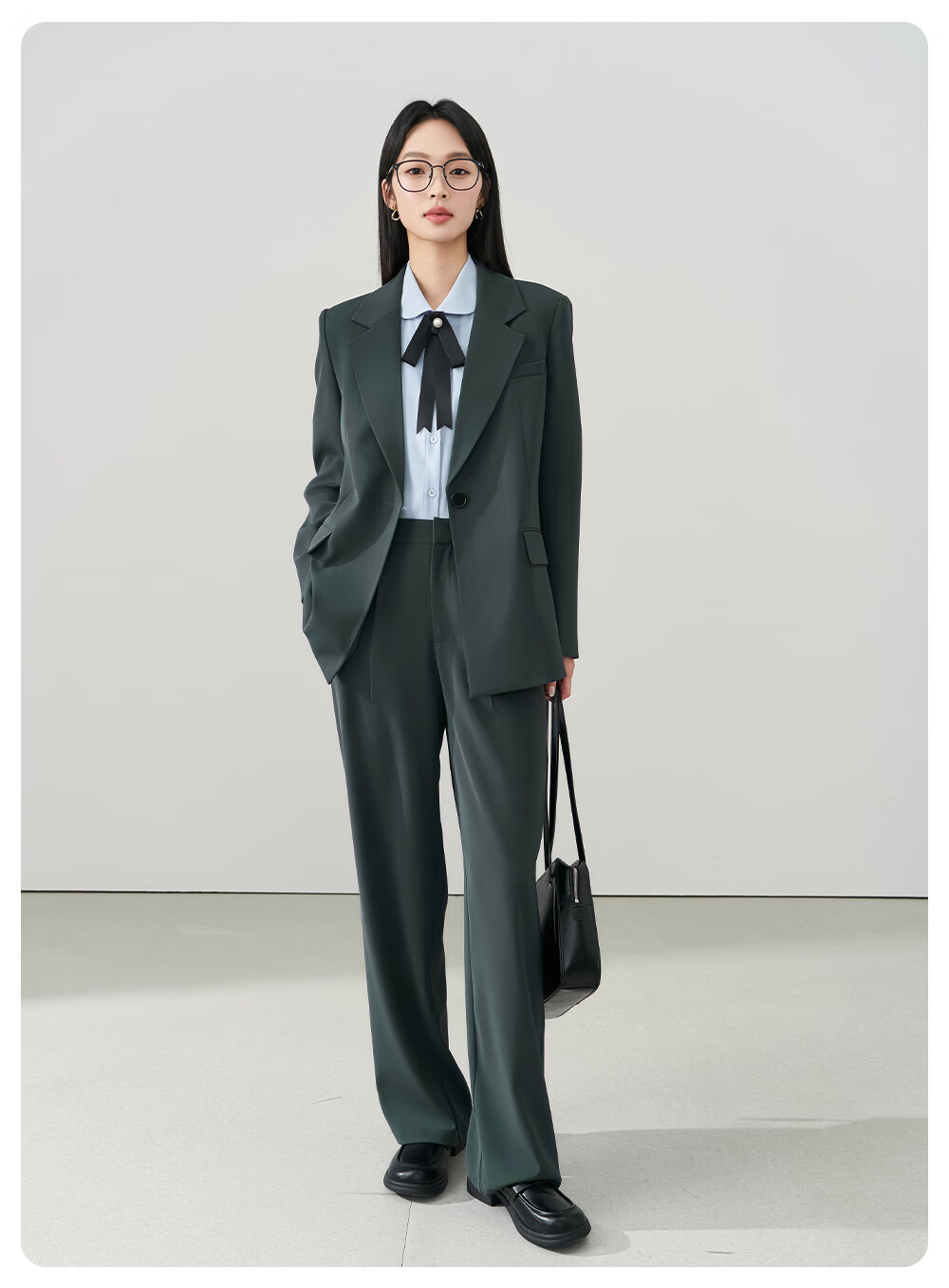 Miss Bird Women's Suit Set Professional High-End Interview Formal Workwear Blazer 9