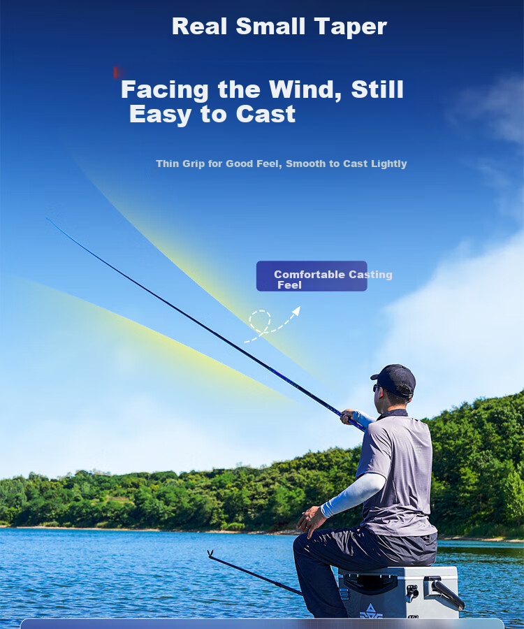 Handing Jiguang Lightweight Fishing Rod, All-Purpose Rod, Carbon Fiber Platform Fishing Rod, Ultra-Light And Ultra-Hard Hand Rod, Fishing Pole, Fishing Tackle Brand, 6.3m 12