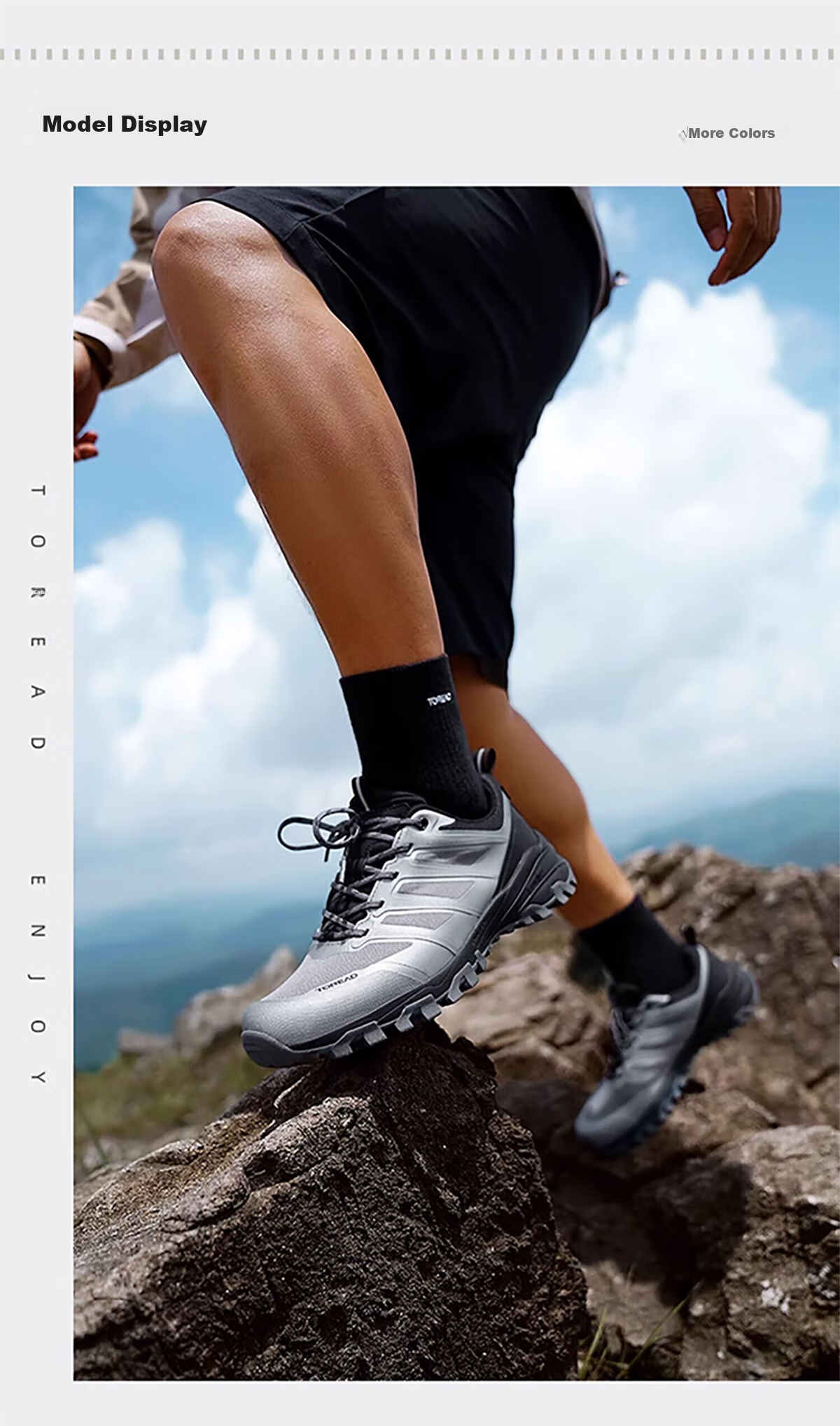 TOREAD Waterproof Hiking Shoes for Men, Autumn And Winter Outdoor Mountaineering Shoes, Non-Slip Comfortable Casual Sports Shoes TFAABN91766 9