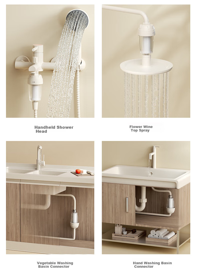 XiaoZhi [Price Protection 618] Pre-filter 3.6T/H Water Heater Water Purifier Tap Shower Skin Care Chlorine Removal Bath 1 Unit 1 Cartridge SQ05-W 7