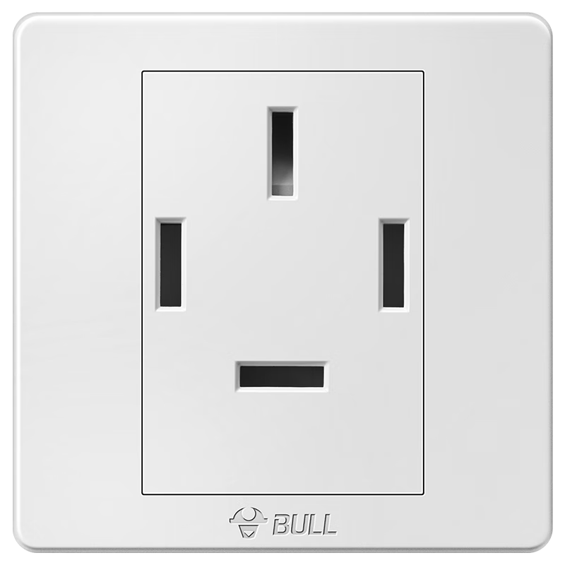 BULL Wall Socket G07 Series, 25A Three-Phase Four-Wire, 86-Type Panel G07Z113, Ivory White, Concealed Installatio