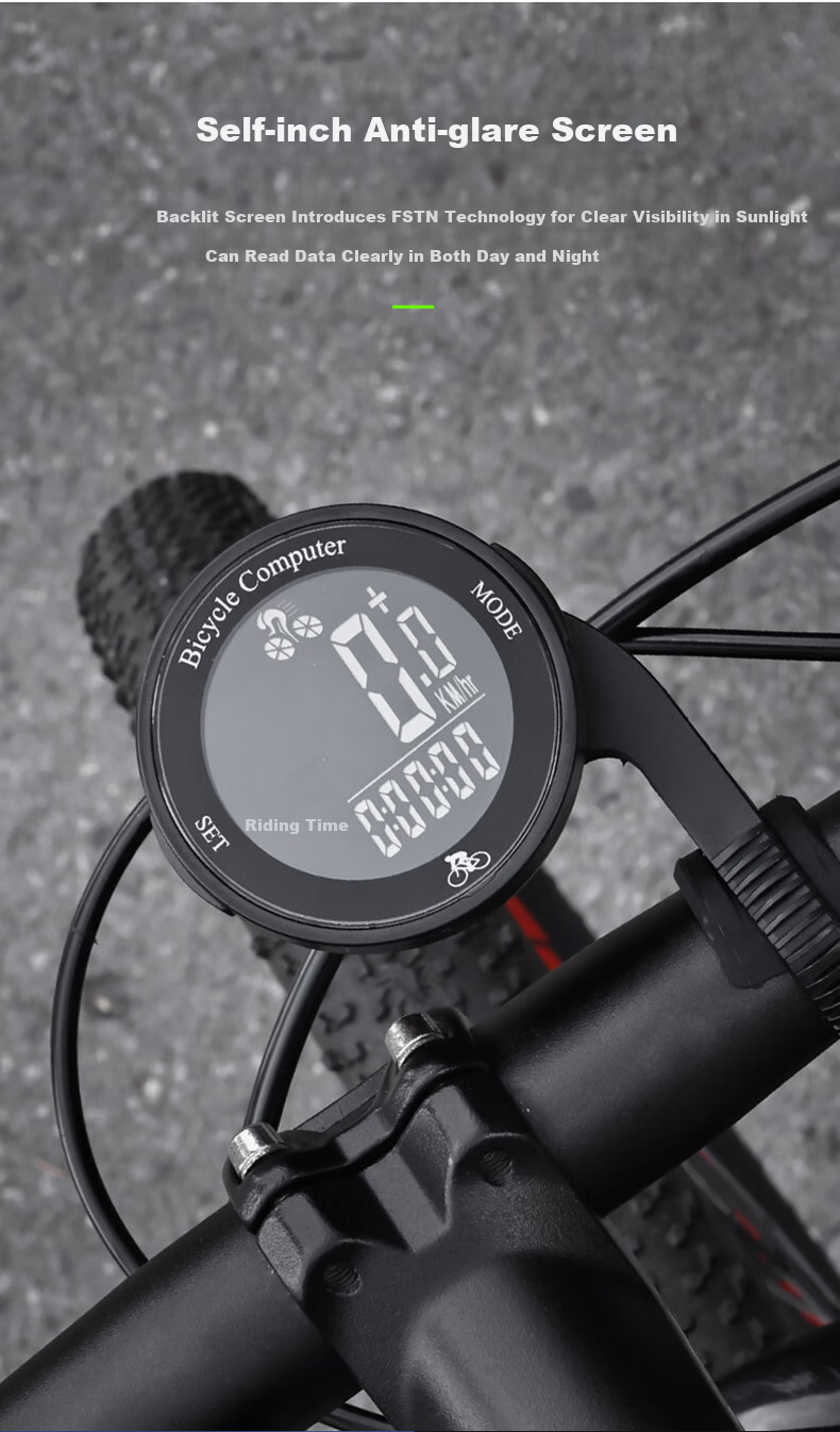FOREVER Bicycle Cycling Computer, Suitable for Mountain Bikes And Road Bikes, Universal Smart Computer, Long Battery Life, Rain And Dust Resistant, Portable 4