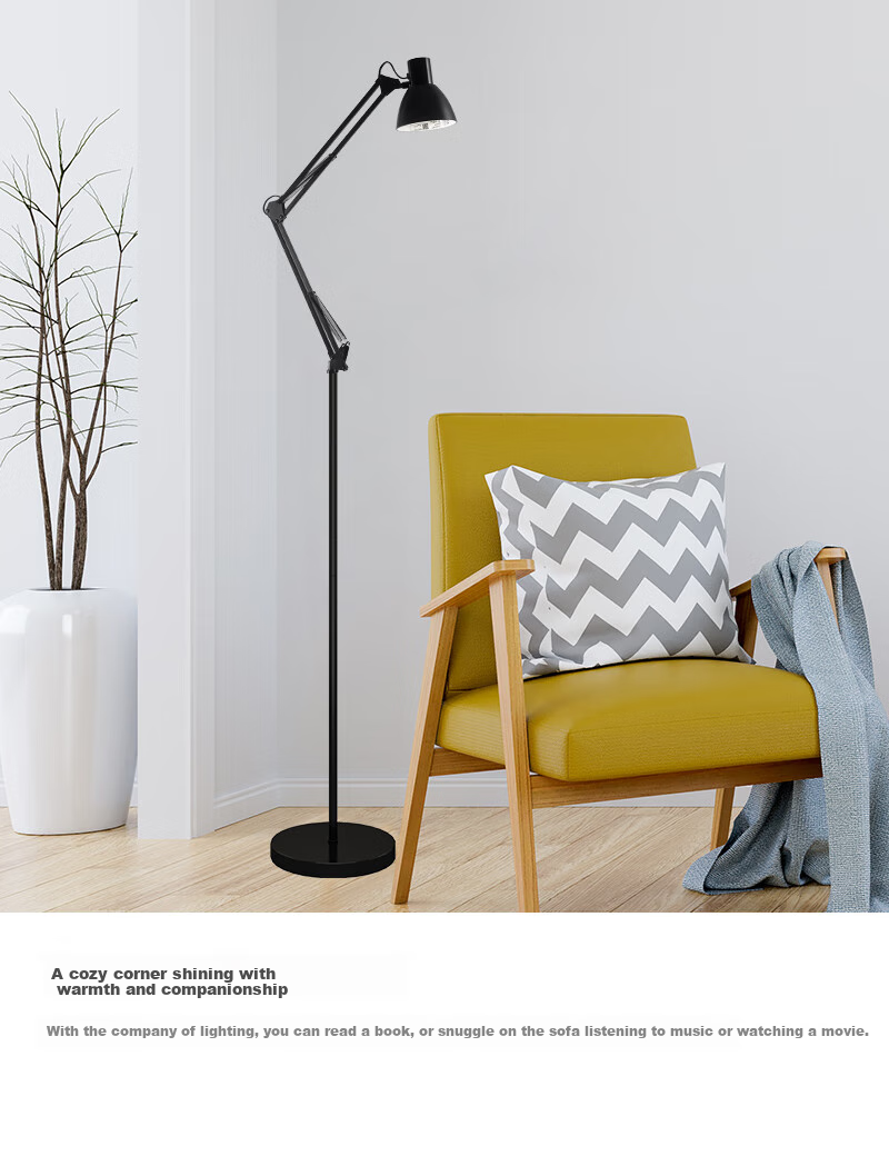 Haoshili Student Desk Piano Lamp, Living Room Bedroom Bedside Lamp, American-Style Adjustable Floor Lamp 8